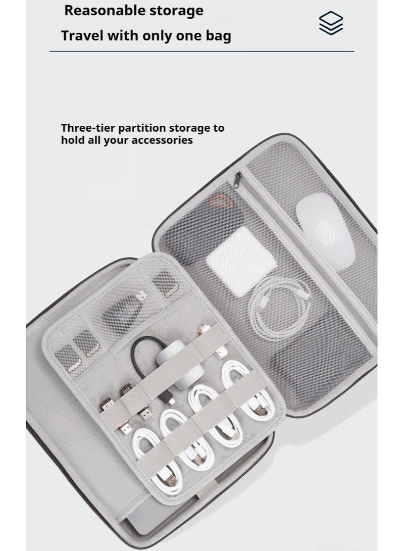 Yoze Hard shell multifunctional laptop bag, drop-proof and water-proof, 13.3 inch notebook inner bag - Image 5